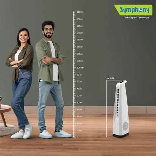 Symphony Surround Jr with Powerful 20 ft. air throw, Bladeless Turbo Throw, Enhanced Cooling & Air Quality (White) 7 Symphony Surround Jr with Powerful 20 ft. air throw, Bladeless Turbo Throw, Enhanced Cooling & Air Quality (White)
