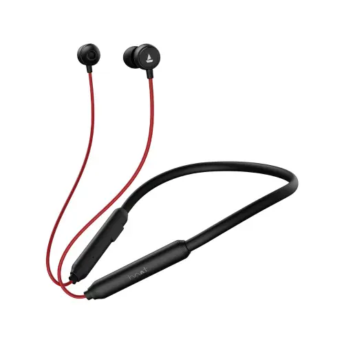 boAt Rockerz 195 Pro Bluetooth Neckband with 20 Hours Playtime, ASAP Charge (Fiery Black)