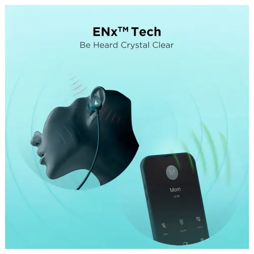 boAt Rockerz 195 Pro Bluetooth Neckband with 20 Hours Playtime, ASAP Charge (Midnight Cyan)