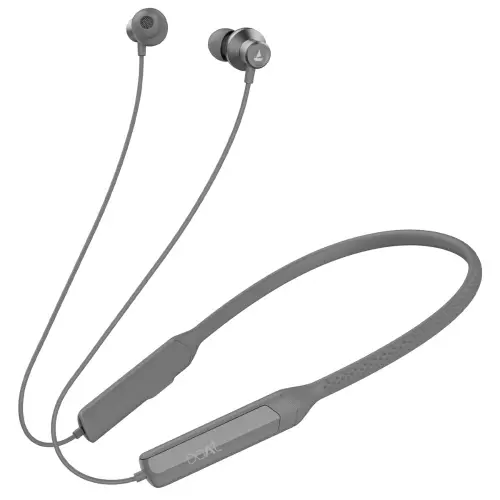 boAt Rockerz Apex Wireless Neckband with Spatial Bionic Sound powered by DIRAC, BEAST Mode, Seamless Touch Controls, 30 Hours Playback (Classic Grey)