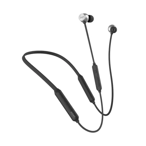 Mivi Collar Flash Pro Neckband with 72 Hours Playtime, 13 mm Driver, Bluetooth 5.1, Sweatproof, Fast Charging (Black)