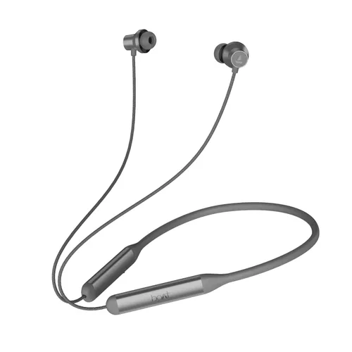 boAt Rockerz 280 ANC Neckband with ASAP Charge, IPX4 Water Resistance, 13mm drivers, ANC Up To 25 db (Funky Grey)