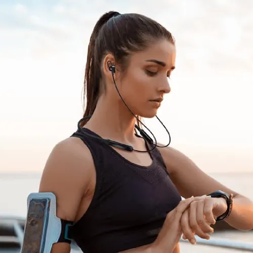 EDIFIER W210BT Wireless Neckband with AI Call Noise Cancellation, 18 Hours Battery Life, IP55 Dust & Sweatproof (Black) 7 EDIFIER W210BT Wireless Neckband with AI Call Noise Cancellation, 18 Hours Battery Life, IP55 Dust & Sweatproof (Black)