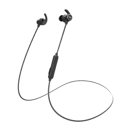 Mivi Conquer X Neckband with 14 Hours Playback, 10 mm Driver, Heavy Bass, Bluetooth 5.1, IPX5 Splash proof (Black)