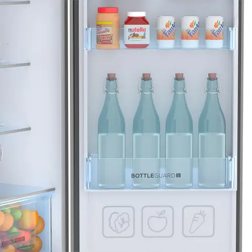 Haier 240 Litres 2 Star Frost Free Double Door Convertible Refrigerator with Turbo Icing (HRF-2902BMS-P, Moon Silver) 6 Haier 240 Litres 2 Star Frost Free Double Door Convertible Refrigerator with Turbo Icing (HRF-2902BMS-P, Moon Silver)