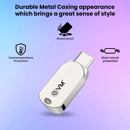 EVM 128GB Elite Nano Type-C OTG USB 3.2 Gen 1 Pendrive with Universal Compatibility, Ultra Fast Access 4 EVM 128GB Elite Nano Type-C OTG USB 3.2 Gen 1 Pendrive with Universal Compatibility, Ultra Fast Access