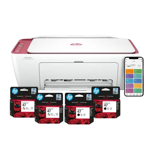 HP AIO Printer Ink Advantage Ultra 4929 All-in-One printer with Bluetooth Connectivity, Wireless direct printing, White (INKADVULTRA4929)