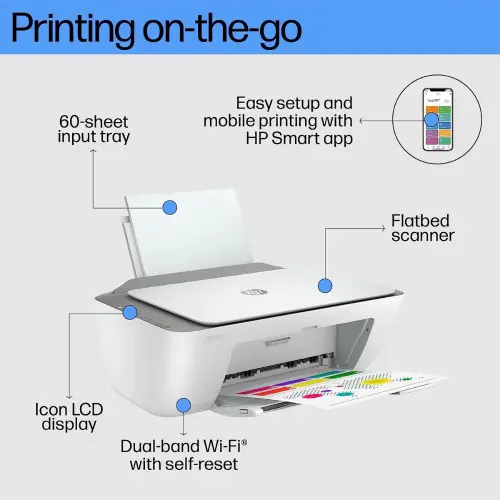 HP Deskjet Ink Advantage 2776 Wireless Color All-in-One Inkjet Printer (Icon LCD Display, 7FR27B, Black) 7 HP Deskjet Ink Advantage 2776 Wireless Color All-in-One Inkjet Printer (Icon LCD Display, 7FR27B, Black)