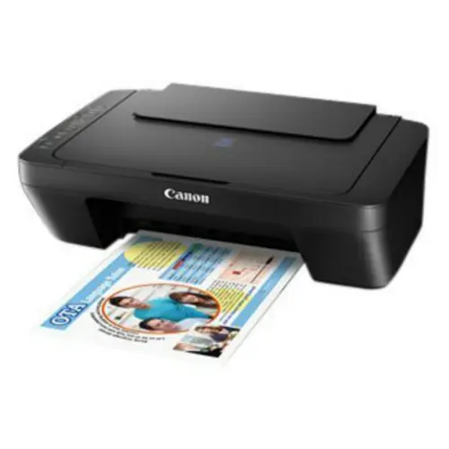 Canon Pixma Wireless Color All-in-One Inkjet Printer (Auto Power ON, E460/470, Black