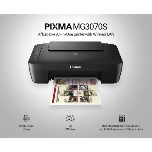 Canon MG2570S Multi-function Color Inkjet Printer (Ink Cartridge)