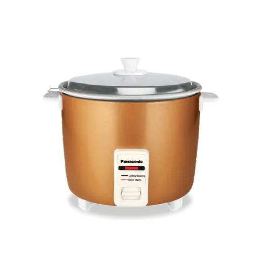 Panasonic Automatic Rice Cooker with Anodized Aluminium Pan, 4.4 Litres, 660 Watts, 5 Hours Keep Warm Function, Automatic Shut-off (SR-WA18H-AT)