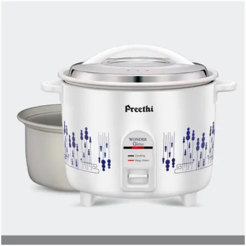 Preethi Electric Cooker Glitter with Double Pan