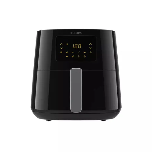Philips Essential Airfryer XL with Rapid Air Technology, 6.2 Litres, Adjustable Temperature Control, Touch Screen and 7 Presets (Black, HD9270/70)