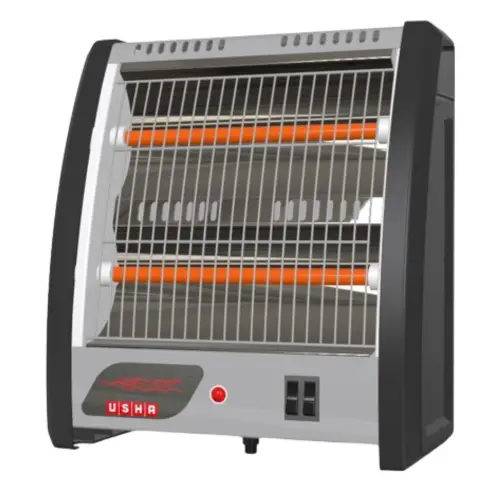 Usha Quartz Room Heater with Low Power Consumption, ISI Mark (Grey)