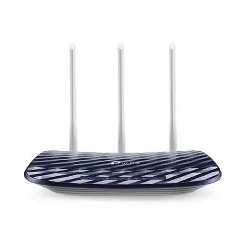 TP-Link AC750 Dual Band Wireless Cable Router, 4 10/100 LAN + 10/100 WAN Ports, Support Guest Network and Parental Control, 750Mbps Speed Wi-Fi, 3 Antennas (Archer C20) Blue, 2.4 GHz