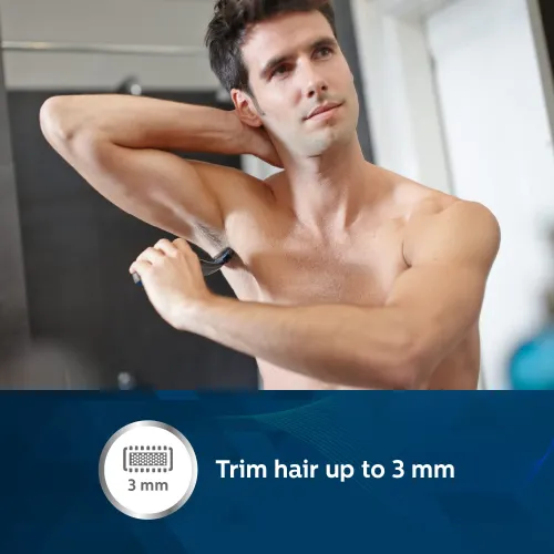Philips 1000 Series Body Shaver with 2 Length Setting, Grey (BG1025/15) 4 Philips 1000 Series Body Shaver with 2 Length Setting, Grey (BG1025/15)