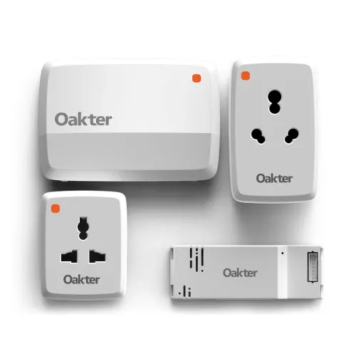 Oakter Smart Home Kit (Smart Plugs with Quadra Smart Box) 2 Oakter Smart Home Kit (Smart Plugs with Quadra Smart Box)