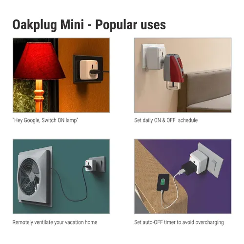 Oakter Smart Home Kit (Smart Plugs with Quadra Smart Box) 5 Oakter Smart Home Kit (Smart Plugs with Quadra Smart Box)