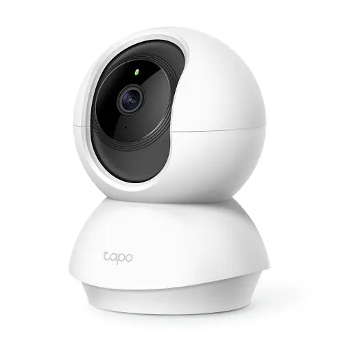 Tapo TP-Link C200 360Â° 2MP 1080p Full HD Pan/Tilt Home Security Wi-Fi Smart Camera| Alexa Enabled| 2-Way Audio| Night Vision| Motion Detection| Sound and Light Alarm| Indoor CCTV White