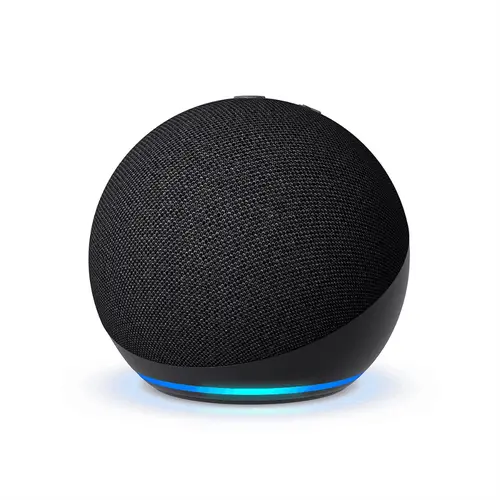 Amazon Echo Dot (5th Gen, 2023 release) Smart Speaker With 1.73â?(44 mm) Front-firing Speaker, Motion Detection, Temperature Sensor and Alexa (Black)