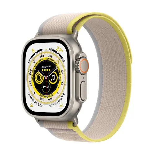 Apple Watch Ultra 49 mm Titanium Case with M/L Yellow/Beige Trail Loop (GPS + Cellular) 2 Apple Watch Ultra 49 mm Titanium Case with M/L Yellow/Beige Trail Loop (GPS + Cellular)
