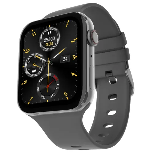 Fire-Boltt Visionary with AMOLED Display, 100+ Sports Mode, TWS Connection, Voice Assistance, IP68 Rating (Dark Grey)
