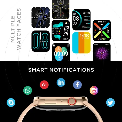 Fire-Boltt Visionary with AMOLED Display, 100+ Sports Mode, TWS Connection, Voice Assistance, IP68 Rating (Gold) 5 Fire-Boltt Visionary with AMOLED Display, 100+ Sports Mode, TWS Connection, Voice Assistance, IP68 Rating (Gold)