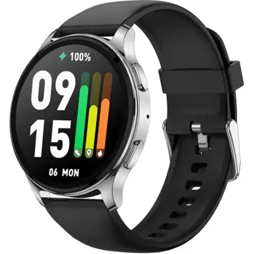Amazfit Pop 3R Smart Watch With Bluetooth Calling, 100+ Sports Modes, IP68 Water-resistance, AI Voice Assistant (Silver)
