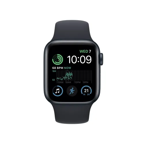 Apple Watch SE (2nd Gen) 40 mm Midnight Aluminium Case with Midnight Sport Band (GPS)