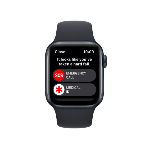 Apple Watch SE (2nd Gen) 40 mm Midnight Aluminium Case with Midnight Sport Band (GPS)