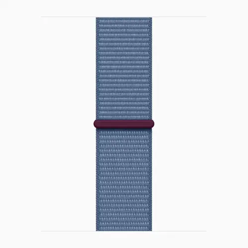 Apple Watch SE (40mm, GPS + Cellular) Silver Aluminium Case with Winter Blue Sport Loop
