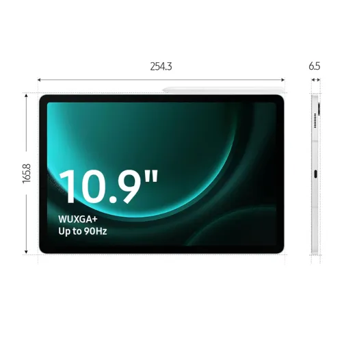 Samsung Galaxy Tab S9 FE 10.9 inch (27.70 cm), Wi-Fi, 6GB RAM, 128GB ROM, S Pen Support (Mint)