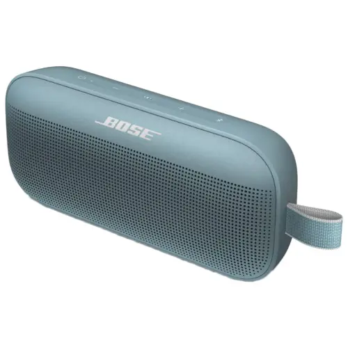 Bose SoundLink Flex Portable Bluetooth Speaker with Positioniq Technology,12 hours of battery life, (Stone Blue)