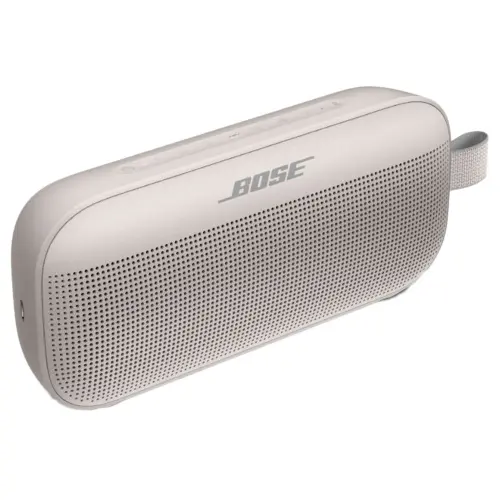 Bose SoundLink Flex Portable Bluetooth Speaker with Positioniq Technology,12 hours of battery life, (White Smoke)