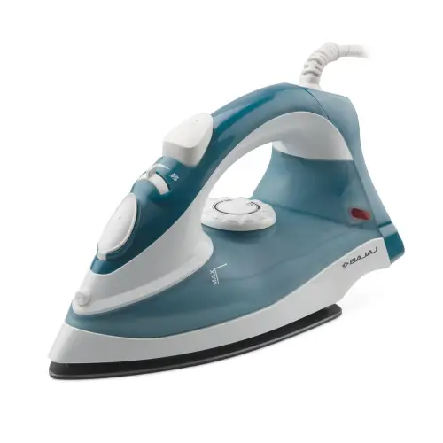 Bajaj MX 3 Neo Steam Iron with Power of 1250W for Faster Heating | 2 Year Warranty | Spray Function | Anti-bacterial and Non-Stick SolePlate Coating