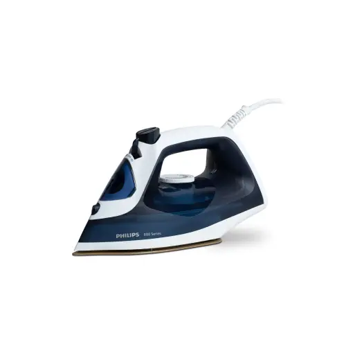 Philips Cotton Express 1250 Watts Steam Iron with 170ml water tank, 3 Tempreture Settings, Non-stick soleplate (Azure Blue)