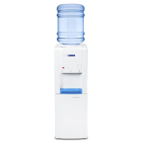 Bluestar 20 Litres Hot, Normal and Cold Water Dispenser with 20 Liters Cooling Cabinet, Stainless Steel Tank, Convenient Drip Tray (BWD3FMRGA - White)