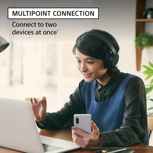 Sony WH-CH720N Wireless Headphones with Active Noise Cancellation, with Mic, Up To 35 Hours Playtime (Black) 6 Sony WH-CH720N Wireless Headphones with Active Noise Cancellation, with Mic, Up To 35 Hours Playtime (Black)
