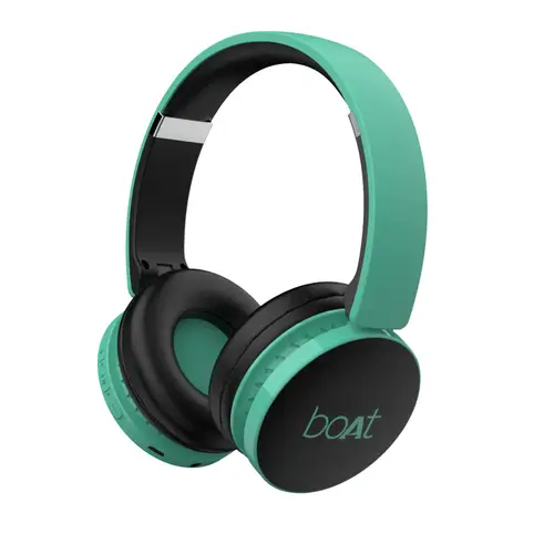 boAt Rockerz 370 Headphone with Bluetooth V5.0, 40mm Driver, Up to 12 Hours Playtime (Gregarious Green)