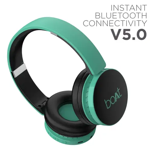 boAt Rockerz 370 Headphone with Bluetooth V5.0, 40mm Driver, Up to 12 Hours Playtime (Gregarious Green) 3 boAt Rockerz 370 Headphone with Bluetooth V5.0, 40mm Driver, Up to 12 Hours Playtime (Gregarious Green)