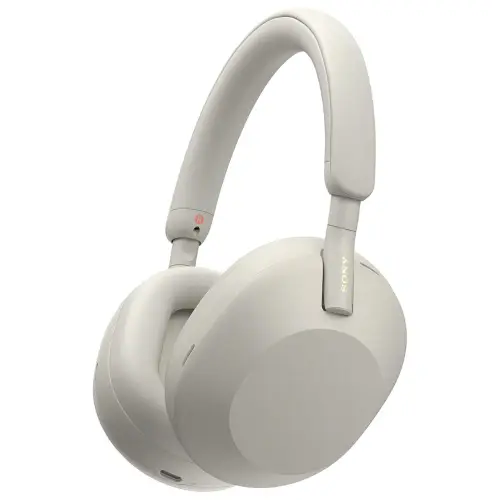 Sony WH-1000XM5 Wireless Industry Leading Noise Canceling Headphones with Auto Noise Canceling, Up To 30 Hours Battery Life (Platinum Silver)
