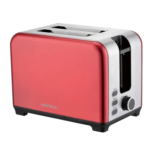 Hafele Jade Toaster with Adjustable Browning Levels, 930 Watts, Stainless Steel, Reheat / Defrost / Cancel Functions, Automatic Shut-off (Opal)