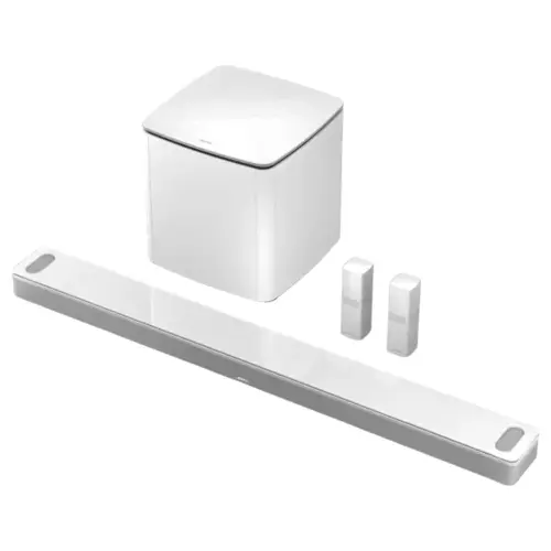 BOSE Smart Ultra Sound Bar with A.I. Dialogue Mode, SimpleSync Connectivity, Dolby Audio (White)