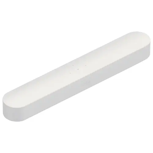 Sonos Stereo Channel SoundBar Works with Amazon Alexa and Google Assistant, Wi-Fi Connectivity (SNS-BEAMS14-WHT, White)