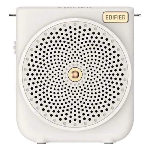 EDIFIER MF3 Portable Voice Amplifier with 3W Output Power, Up to 20 Hours Battery Life, Anti-Howling Microphone (White)