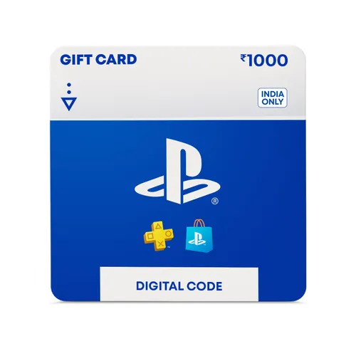 Rs.1000 Sony PlayStation Store Gift Card / Wallet Top-up Card (India Only)