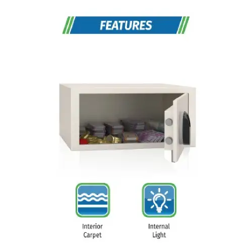 Godrej Home Safe 25 Litres Biometric Nx Pro (Ivory)