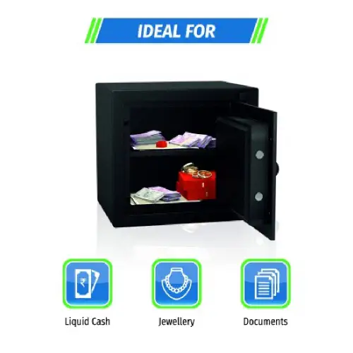 Godrej Rhino Electronic Home Safe with ?Digital Locking System, Push Button Control (Gold) 6 Godrej Rhino Electronic Home Safe with ?Digital Locking System, Push Button Control (Gold)