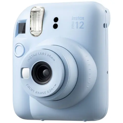 Fujifilm instax Mini 12 EXD Instant Camera with Automatic Exposure, Close-up Shooting, Selfie Mirror (Blue)