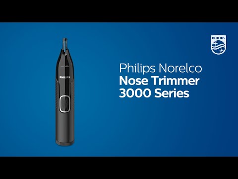 Philips 3000 Series Nose, Ear & Eyebrow Trimmer with Protective Guard System, Gray (NT3650-16)